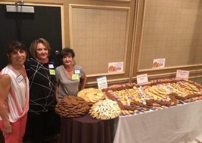 Nancy Barlow at Cookie Table