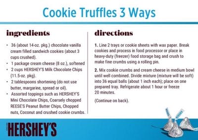 Cookie Truffles 3 ways 1
