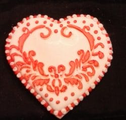 Stenciled Heart Stenciled Heart